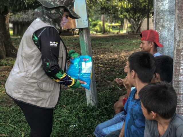 As ações educativas tiveram explanações sobre a problemática do lixo passando pela coleta e a destinação final dos resíduos. - Gente de Opinião