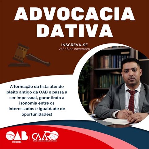 Prazo para inscrição em listagem de defensores dativos encerra nesta terça-feira, 16; confira edital e como se inscrever - Gente de Opinião