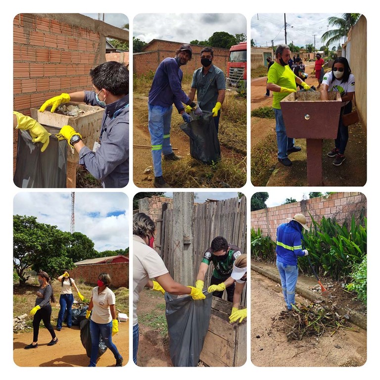 Projeto Cidade Limpa mobiliza mutirão de limpeza em Candeias do Jamari - Gente de Opinião