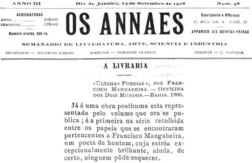 A Terceira Margem – Parte CCCLII - Epopeia Acreana 1ª Parte - IV - Gente de Opinião