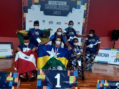 Rondônia é 2º lugar do Norte nas Paralimpíadas Escolares 2021; Estado ficou em 15º na classificação geral