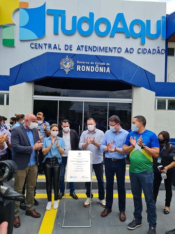 Presidente Alex Redano participa da inauguração do Tudo Aqui em Ariquemes  - Gente de Opinião