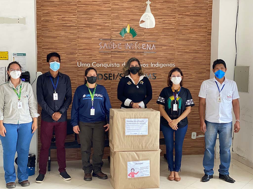 Jirau Energia doa quatro mil máscaras de proteção à Covid-19 para povos indígenas feitas por costureiras locais e apoio do BNDES - Gente de Opinião