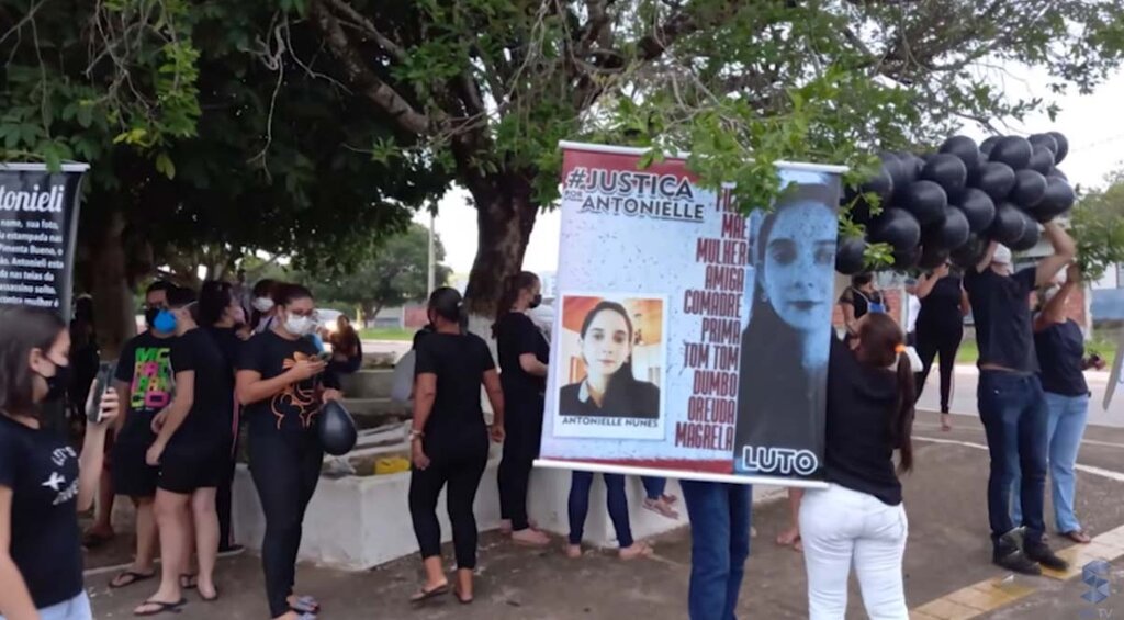 Protesto pede justiça à grávida assassinada em Pimenta Bueno - Gente de Opinião