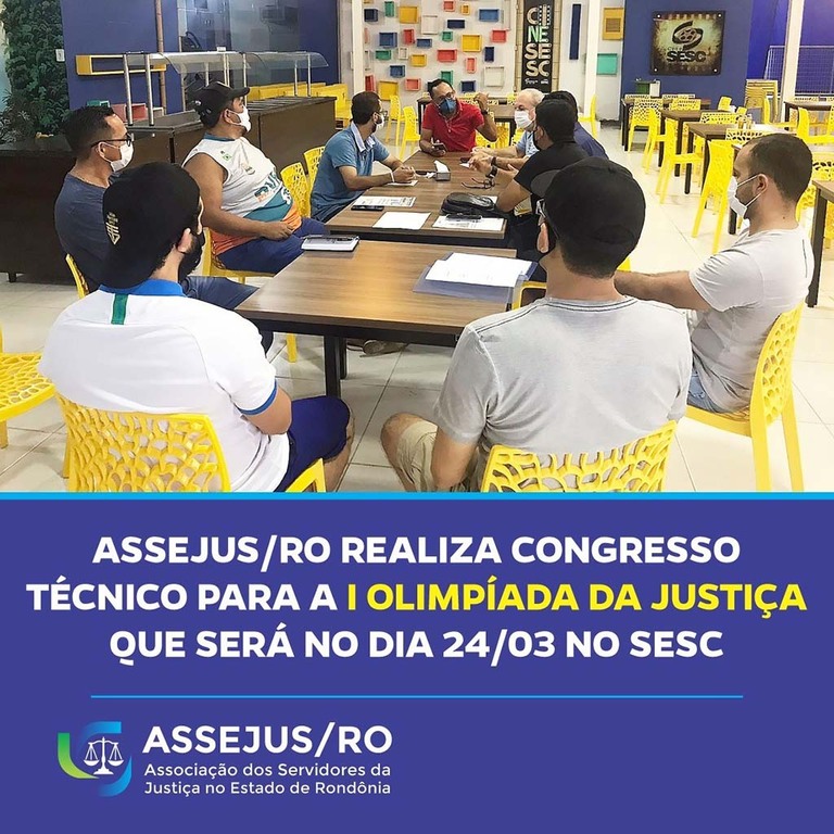 Assejus/RO e Sejucel realizam Congresso Técnico para a I Olimpíada da Justiça - Gente de Opinião