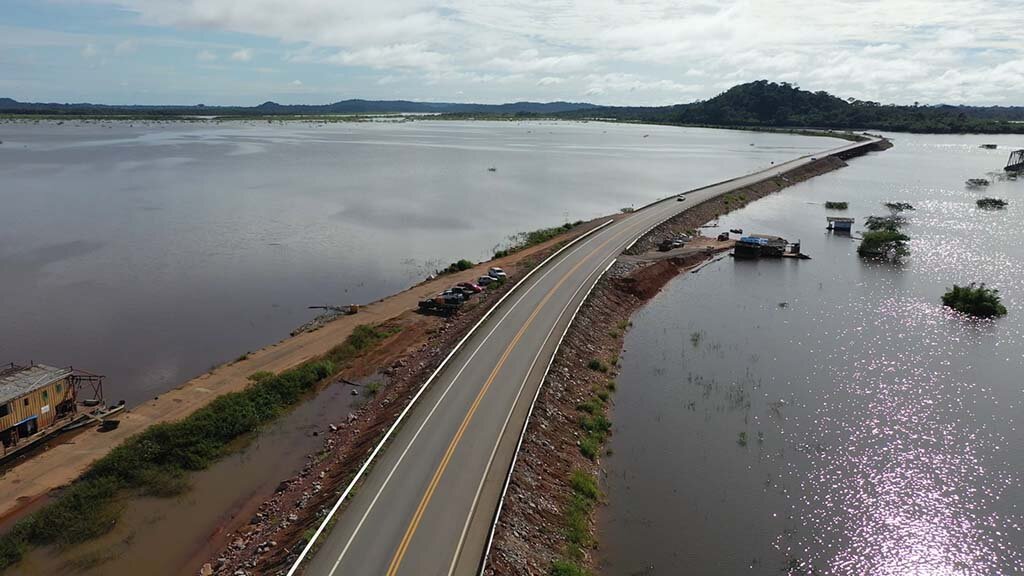 Jirau Energia entrega obra do alteamento da BR-364 que interliga Rondônia ao Acre  - Gente de Opinião