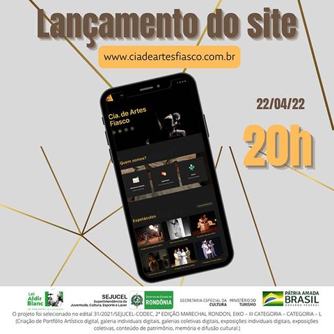 Cia Clandestinos de Artes lança site sobre história de teatro de grupo Rondoniense.  - Gente de Opinião