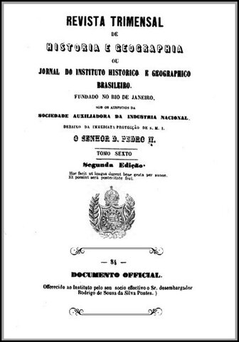 Revista Trimestral de História e Geografia ‒ Volume 06, 1844. - Gente de Opinião