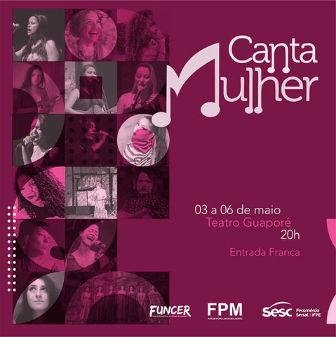 Projeto Sesc Música apresenta o “Canta Mulher e Canta Comerciária” 2022 - Gente de Opinião