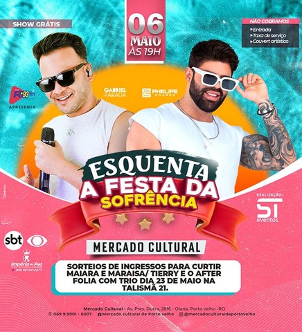 Sexta tem o 1° esquenta da "A Festa da Sofrência" no Mercado Cultural - Gente de Opinião