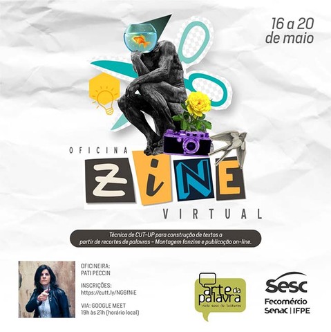 Sesc Rondônia abre inscrições para Oficina de Zine Virtual  - Gente de Opinião