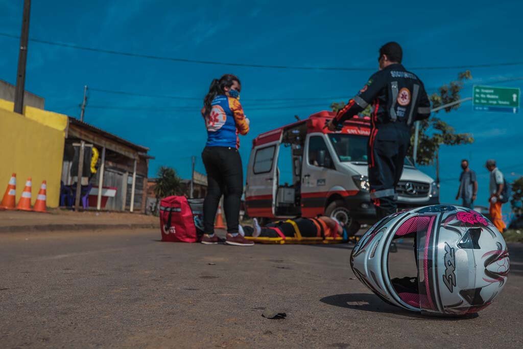 Acidentes de trânsito trazem prejuízo e aumentam número de serviços prestados pelo Samu em Porto Velho - Gente de Opinião