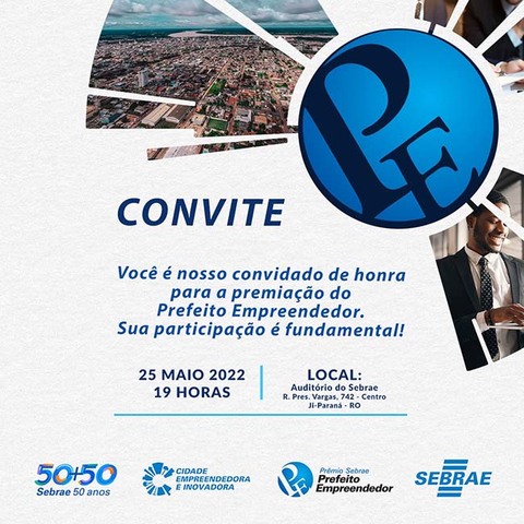 Dia 25 deste mês serão conhecidos os ganhadores do XI Prêmio Sebrae Prefeito Empreendedor - Gente de Opinião