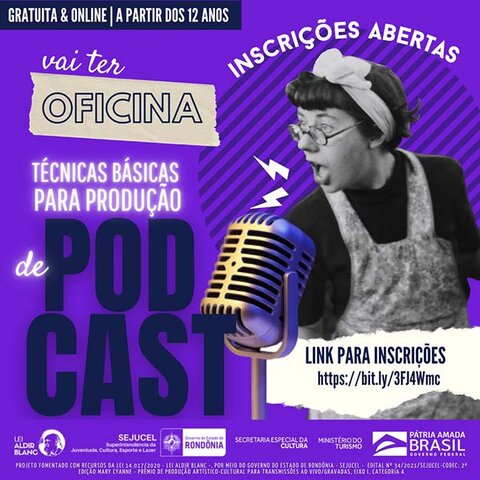 Inscrições abertas para oficina gratuita de produção de podcast - Gente de Opinião