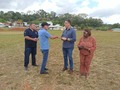 Governador coronel Marcos Rocha confere obras de construção e revitalização do Campo do Incra, em Ouro Preto do Oeste