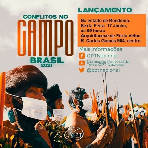 CPT convida para lançamento do Caderno de Conflitos no Campo - Gente de Opinião