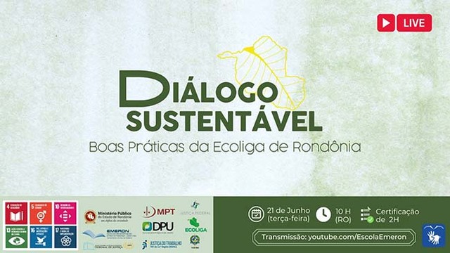 Ecoliga promove live Diálogo Sustentável, sobre boas práticas de sustentabilidade, no dia 21 de junho - Gente de Opinião