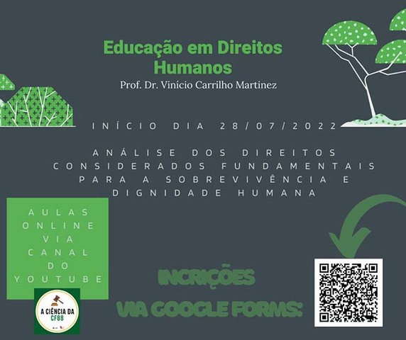 Inscrição para o curso de extensão: Educação em Direitos Humanos - 2022 - UFSCar - Gente de Opinião