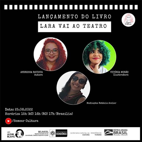 Lançamento do livro "Lara Vai ao Teatro" - Gente de Opinião