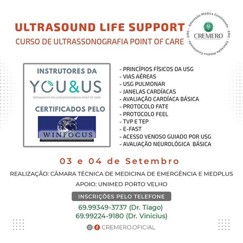 Cremero promove pela primeira vez em Rondônia curso de Ultrassonografia Point of Care - Gente de Opinião