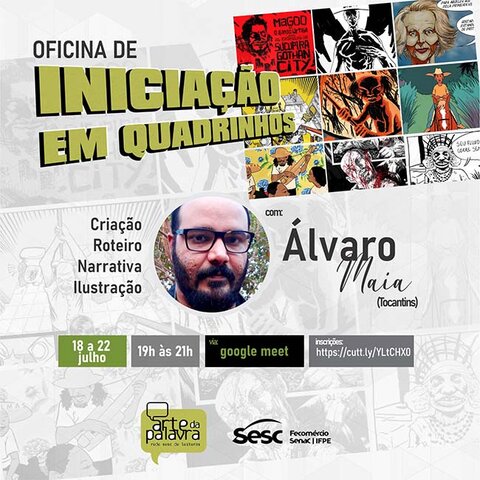 Inscrições abertas para Oficina de iniciação em quadrinhos  - Gente de Opinião