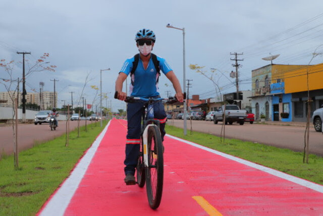 Ciclovia da Avenida Tiradentes, em Porto Velho - Foto Leandro Morais - Gente de Opinião