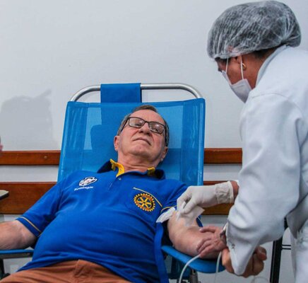Fhemeron coleta 165 bolsas de sangue em ação itinerante realizada no município de Pimenta Bueno