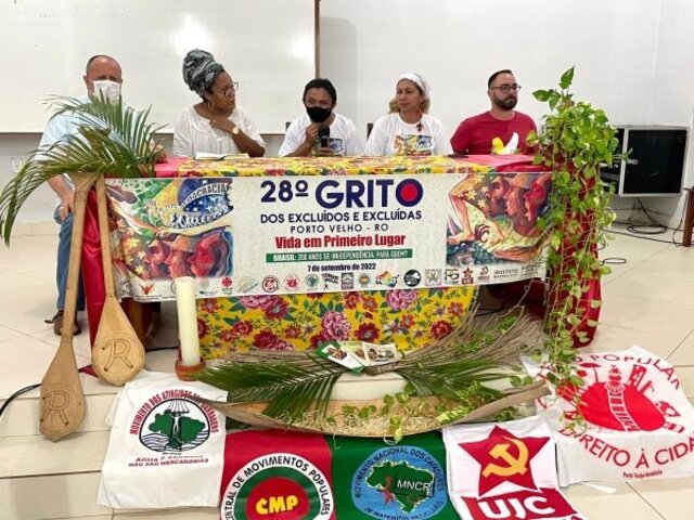 Arquidiocese de Porto Velho apresenta tema do 28º Grito dos Excluídos e Excluídas - Gente de Opinião