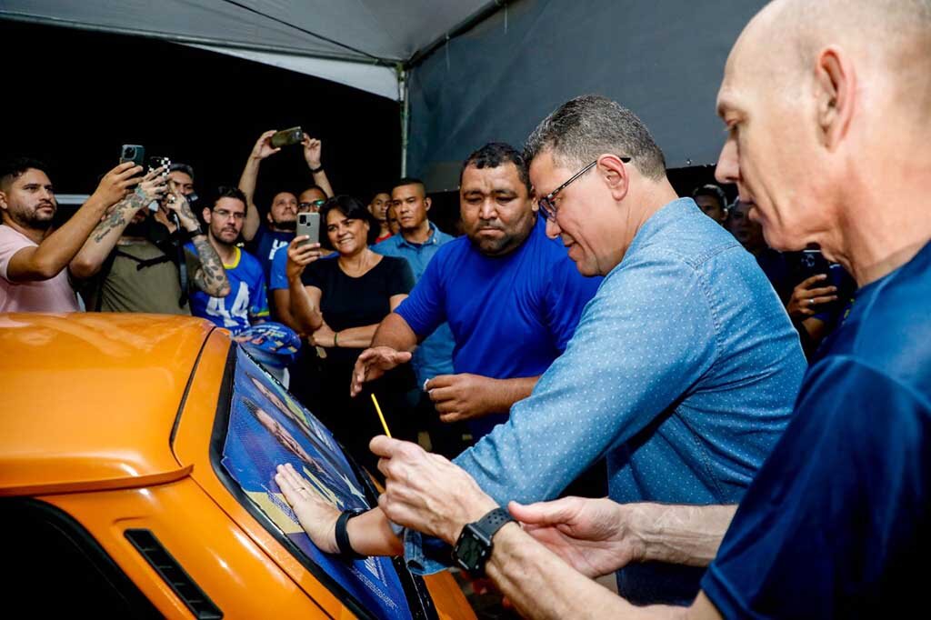 Coronel Marcos Rocha sai na frente na plotagem de veículos no primeiro dia de campanha - Gente de Opinião