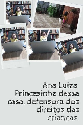 Ana Luiza é uma princesinha de três anos.  - Gente de Opinião