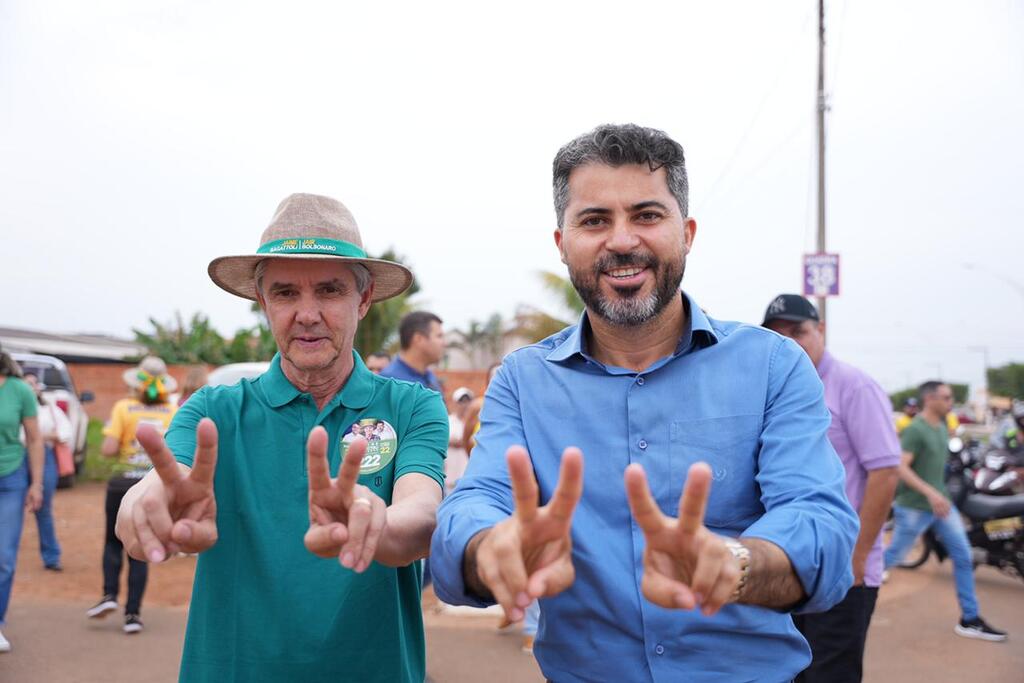 Marcos Rogério participa de carreata de Bagattoli, em Vilhena - Gente de Opinião
