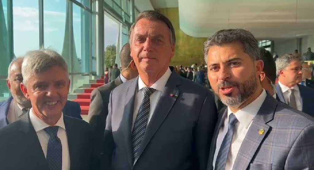 Em Brasília, Marcos Rogério e Bagattoli mantém encontro com Bolsonaro - Gente de Opinião
