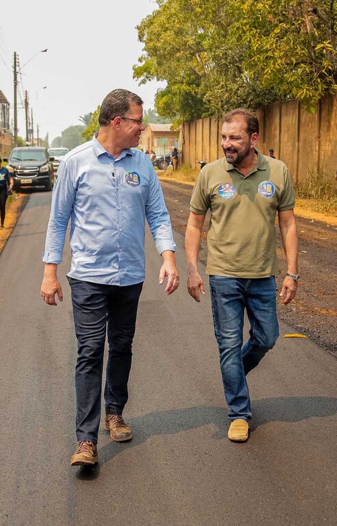 Coronel Marcos Rocha e o prefeito Hildon Chaves - Gente de Opinião