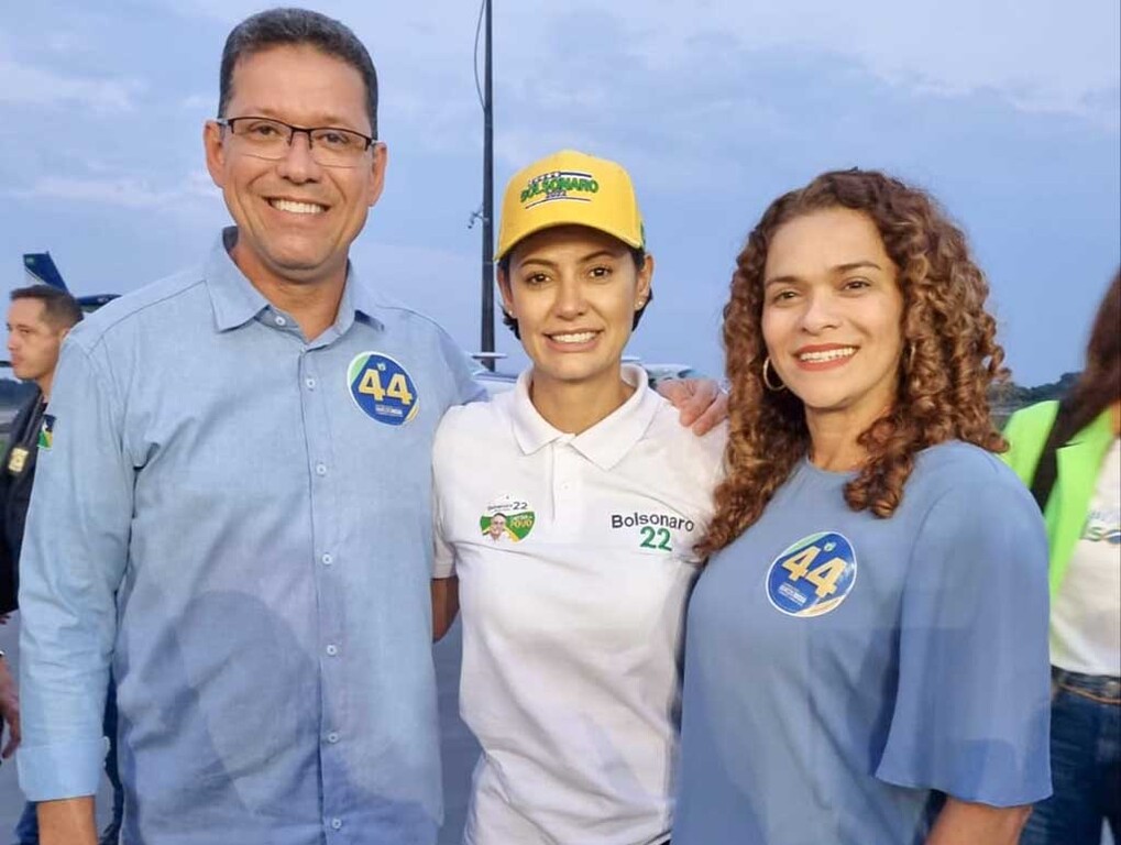 Em Rondônia, Michelle Bolsonaro é recepcionada pelo coronel Marcos Rocha e a base feminina do União Brasil em prol da reeleição - Gente de Opinião