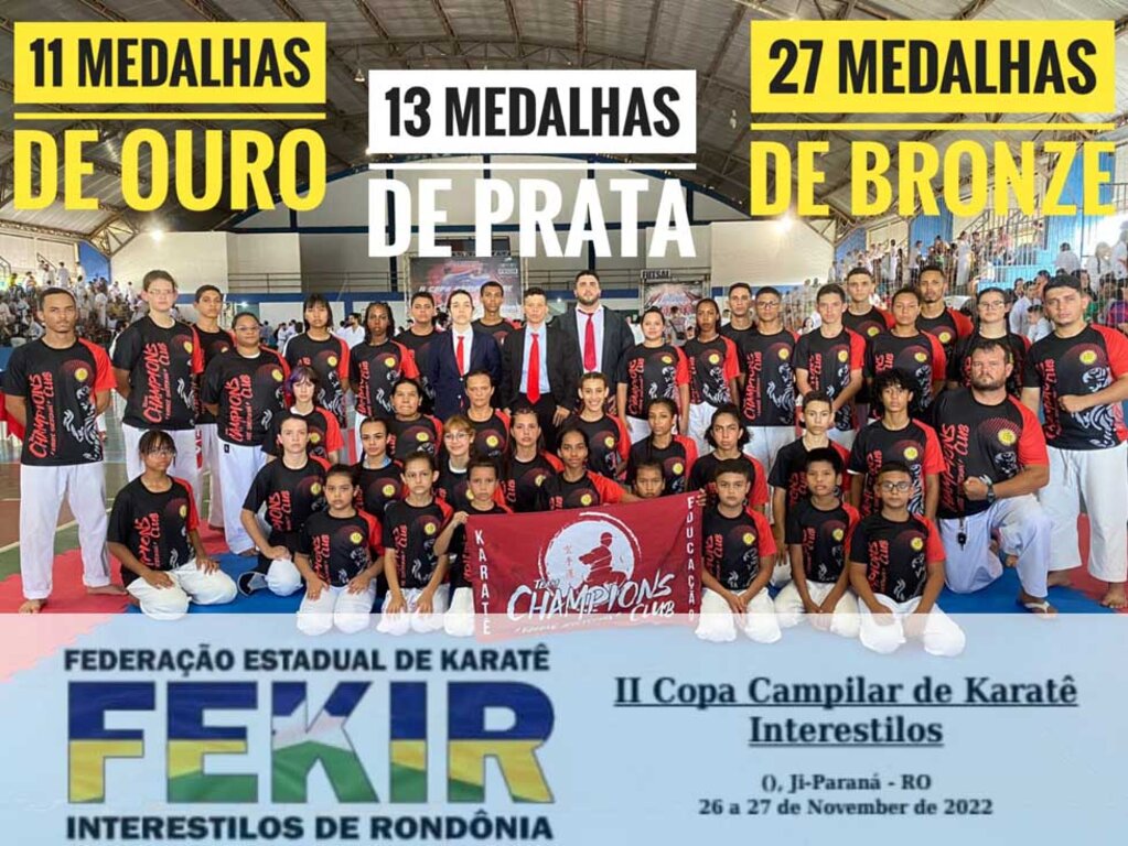 Atletas de Vilhena conquistam 51 medalhas em copa de Karatê em Ji-Paraná - Gente de Opinião