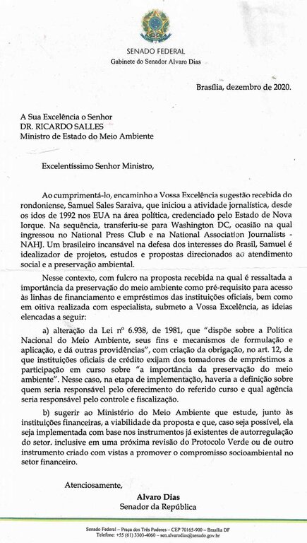 Alimentos da Amazônia ajudariam no combate à fome, defende rondoniense a Lula e Marina - Gente de Opinião