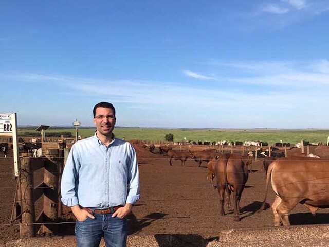 Foto: José Roberto Ribas Filho, vice-presidente da Associação Nacional da Pecuária de Corte (Assocon). - Gente de Opinião