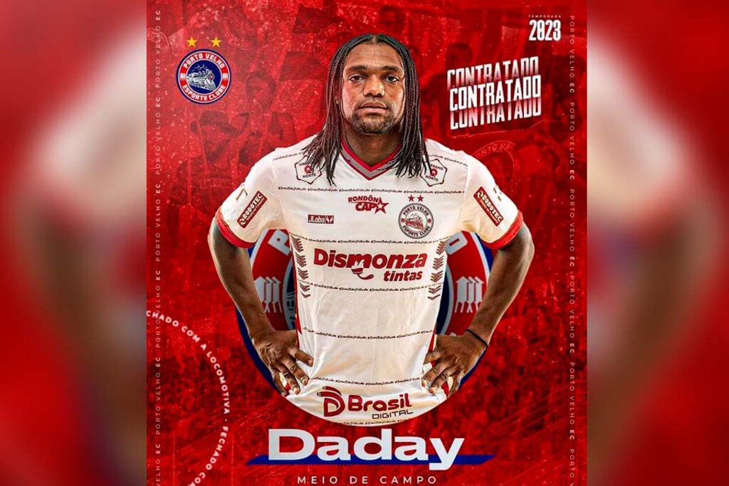 Futebol: Porto Velho anuncia a contratação de Daday - Gente de Opinião