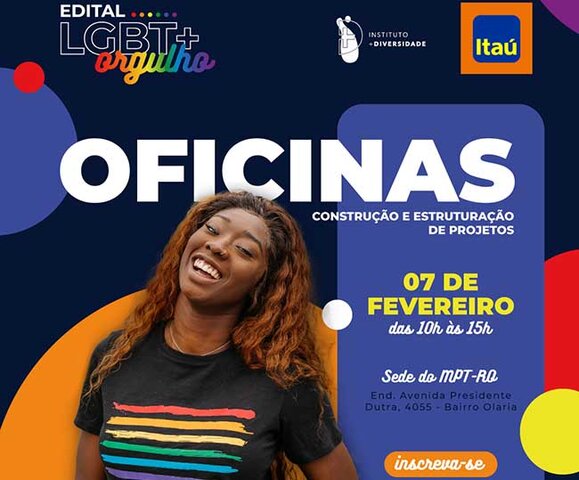 Com apoio do MPT, Instituto +Diversidade oferece oficinas e mentorias para produção de projetos de valorização da diversidade LGBTQIAP+ em Rondônia   - Gente de Opinião