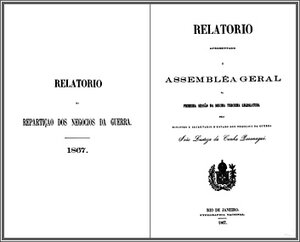 Relatório do Ministério da Guerra, 1867 - Gente de Opinião