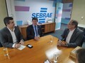 Agenda intensa na Marcha dos Prefeitos em Brasília com dirigentes do Sebrae/RO