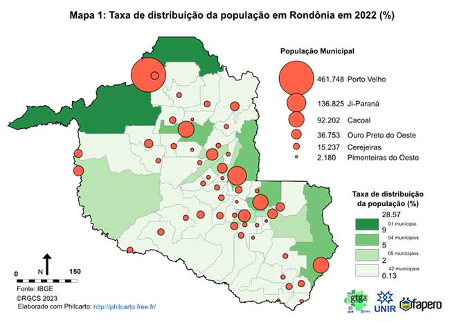 População de Rondônia cresce 1,1% e chega a 1,79 milhão de habitantes, diz  IBGE, Rondônia