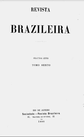 Revista Brasileira – Segundo Ano – Tomo VI, 1896 - Gente de Opinião
