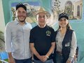 Dr. Aparício Carvalho recebe público e imprensa no stand da FIMCA na 10a Rondônia Rural Show