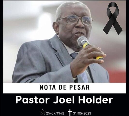 Nota de Pesar pelao falecimento do Pastor Joel Holder  - Gente de Opinião