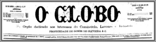 O Globo n° 97, 10.04.1875 - Gente de Opinião