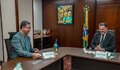 Governador Marcos Rocha participa de reunião com ministro da Agricultura e Pecuária para avançar na produção de alimentos em Rondônia
