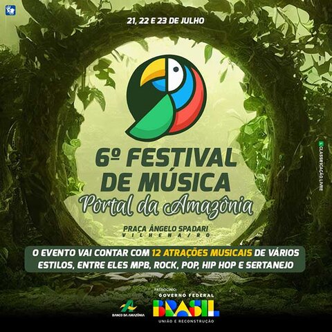6° Festival de Música Portal da Amazônia vai agitar Vilhena com programação diversificada e talentos regionais - Gente de Opinião