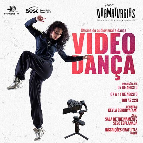 Sesc abre inscrições para oficina ‘vídeo dança’ - Gente de Opinião