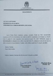 Cacoal - Vereadores da base aliada do Executivo tentam tomar mandato de Lauro Garçom no tapetão - Gente de Opinião